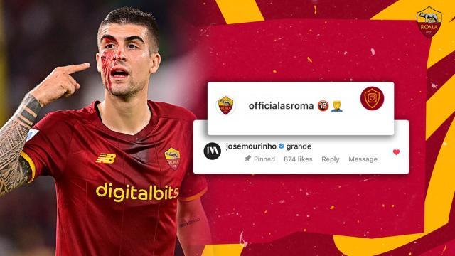 1632444070164044020.jpeg 罗马惨胜,队长染红停赛 穆帅气炸,直骂裁判荒唐